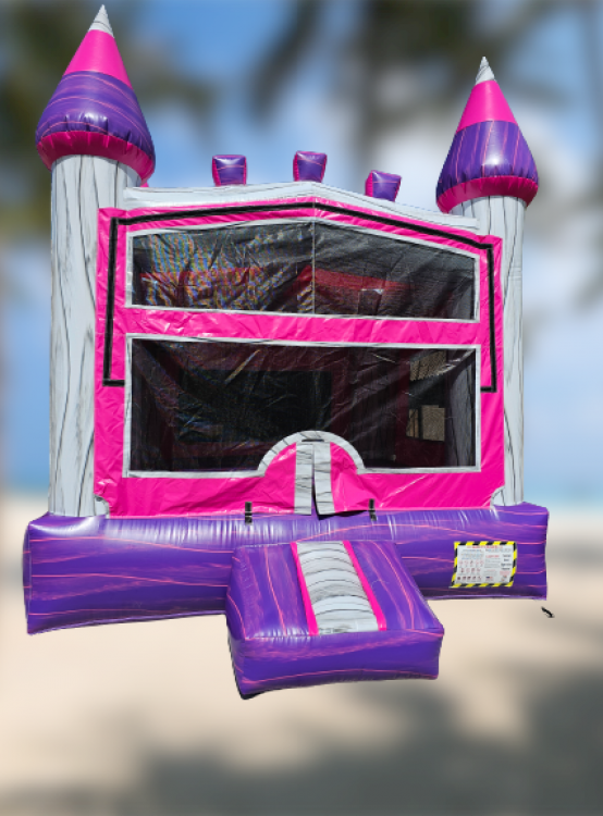 Pink Bounce House 13 x 13